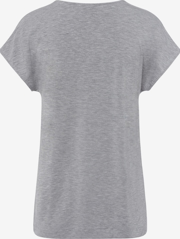 Hanro T-Shirt ' Natural Elegance ' in Grau