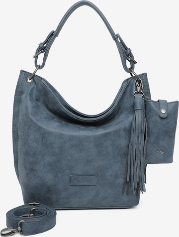 Fritzi aus Preußen - Bolso de hombro en azul: frente