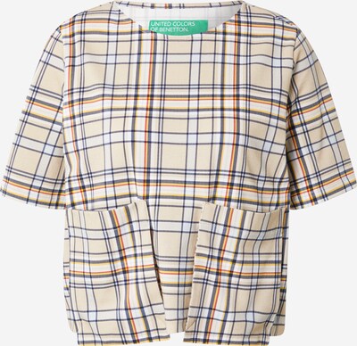UNITED COLORS OF BENETTON Shirt in Navy / Cappuccino / Yellow / Red / White, Item view