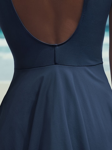 Next Bustier Badedragt i blå