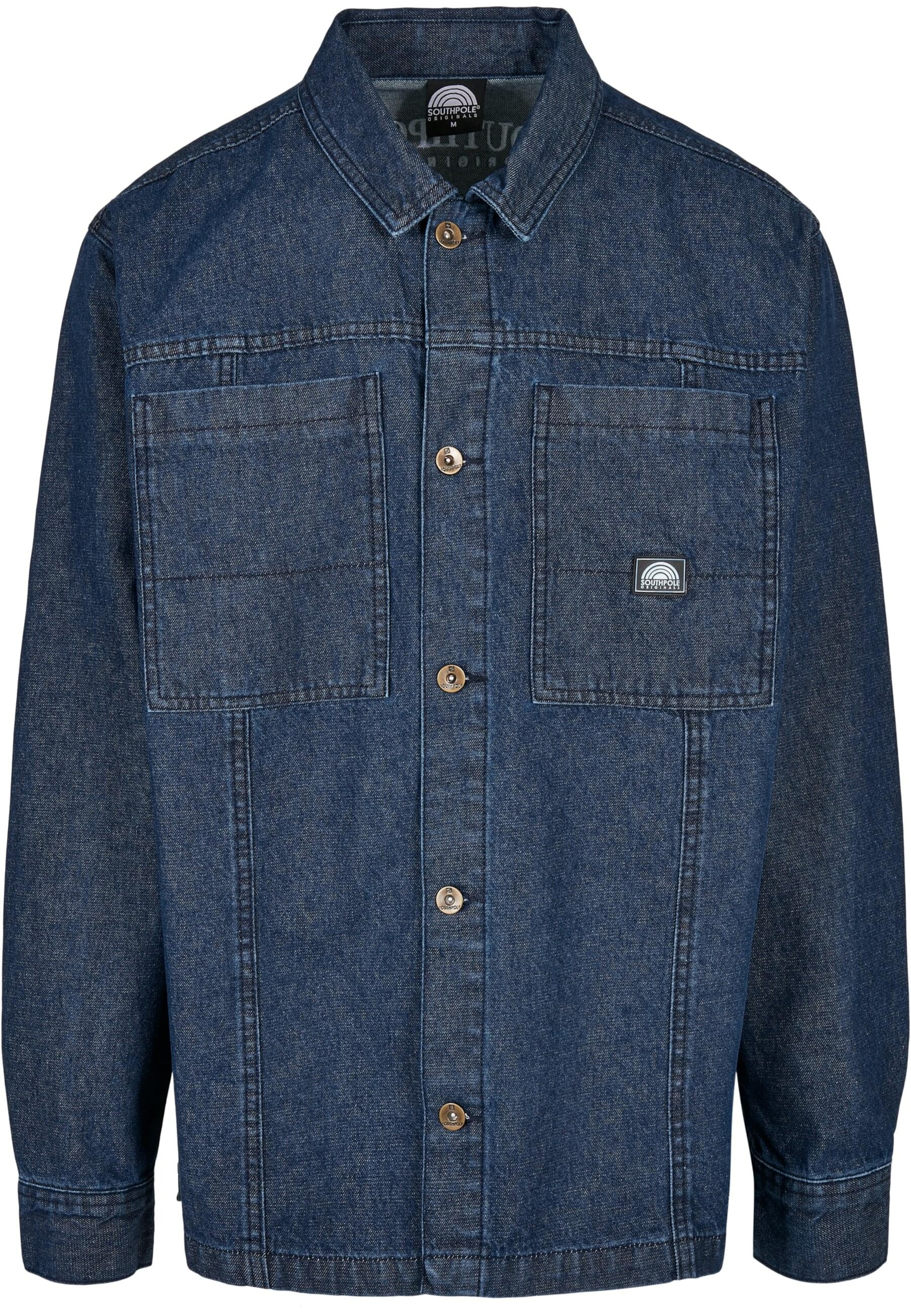 Comfort fit Giacca di mezza stagione di SOUTHPOLE in blu: frontale