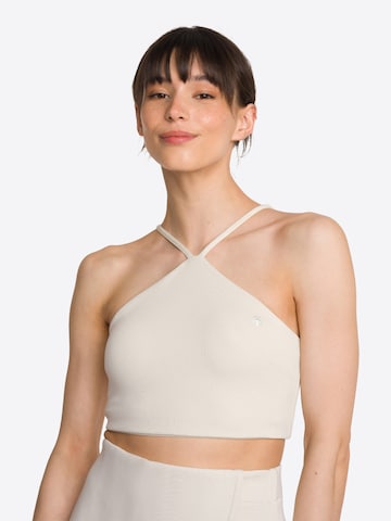 OCEANSAPART Bralette Sports Bra 'Cruz' in Beige: front