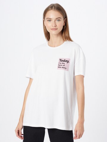 ONLY - Camiseta 'SONIA' en blanco: frente