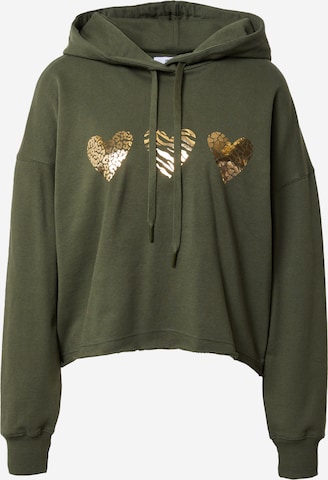 ABOUT YOU Sweatshirt 'Nicky' i grønn: forside