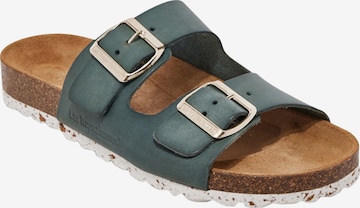 Les Tropéziennes - Zapatos abiertos en verde: frente