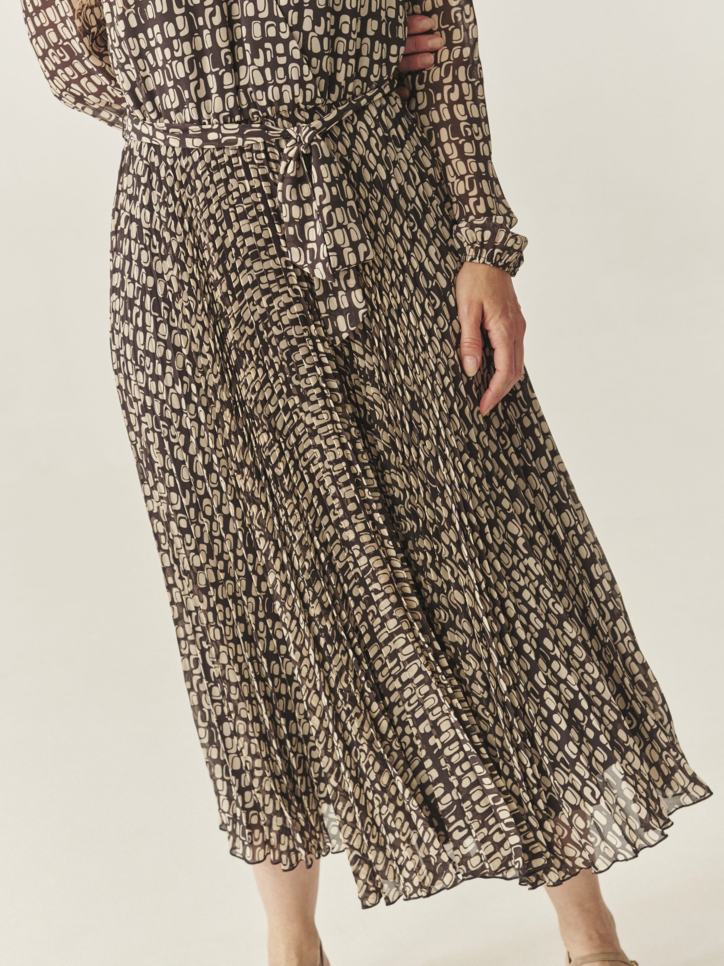 TATUUM Obleka | rjava barva