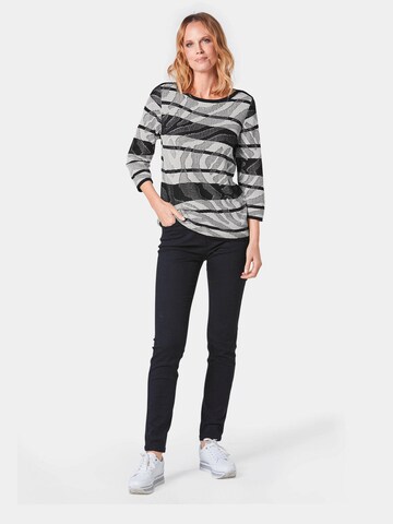 Goldner Pullover in Schwarz