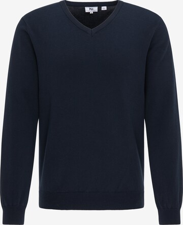 Mo ESSENTIALS Sweater in Blue: front