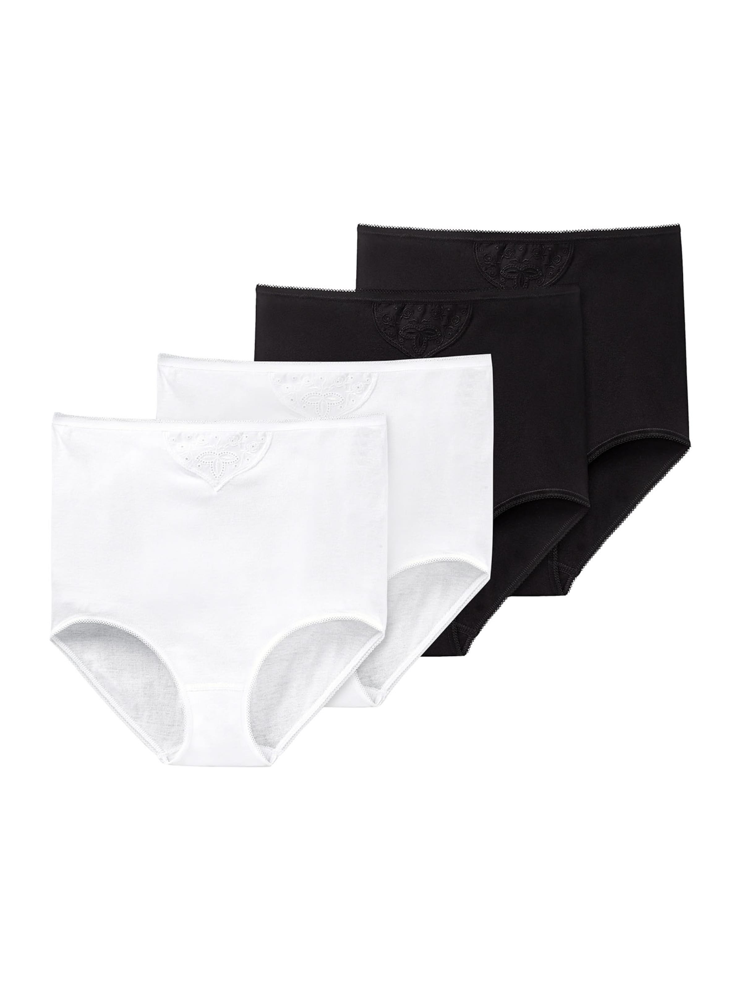 SCHIESSER Slip ' Cotton Essentials ' in Black: front