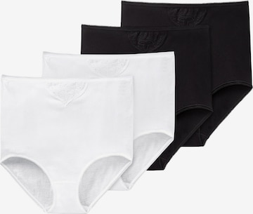 SCHIESSER Slip ' Cotton Essentials ' in Schwarz: Vorderseite