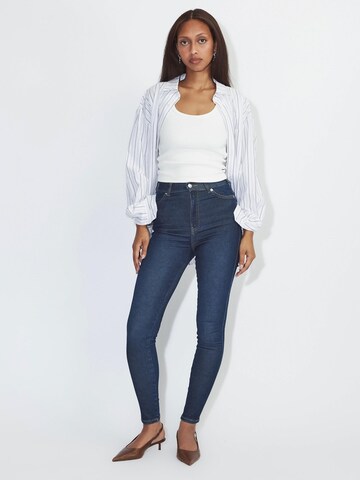 Dr. Denim Skinny Jeans 'Moxy High Skinny'‌‌‌‌ in Blau