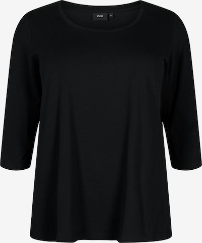Zizzi T-shirt en noir, Vue avec produit