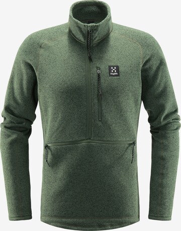 Haglöfs Athletic Fleece Jacket 'Risberg' in Green: front