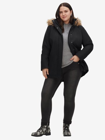 SHEEGO Jacke in Schwarz