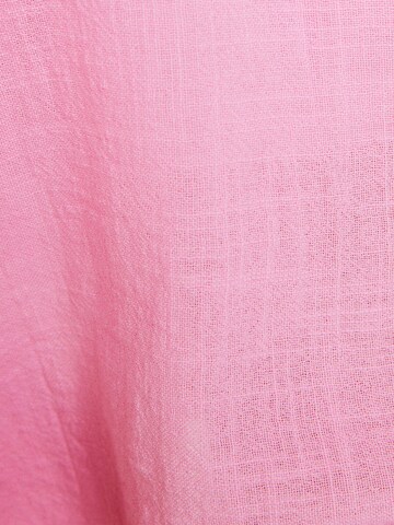 Bershka Ohlapna forma Hlače | roza barva