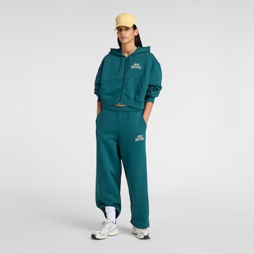 Veste de survêtement 'Trackside Fleece Full Zip' new balance en vert