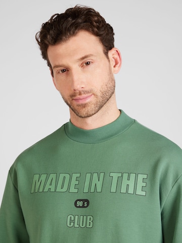 Bluză de molton 'Marek Sweater' de la ABOUT YOU pe verde