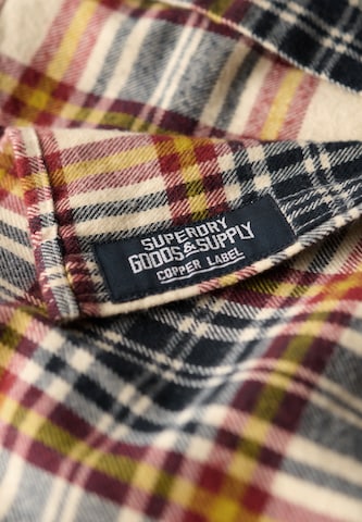 Superdry Comfort fit Overhemd in Beige
