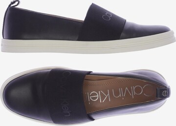 Calvin Klein Flats & Loafers in 38 in Black: front