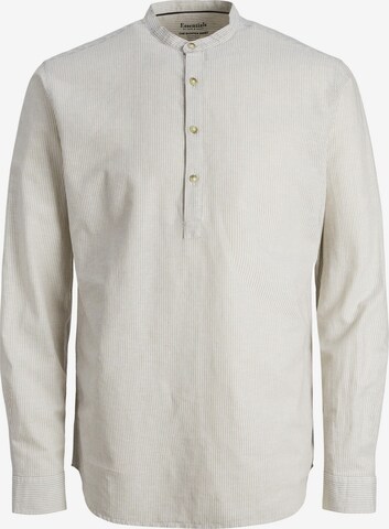 JACK & JONES Button Up Shirt in Beige: front