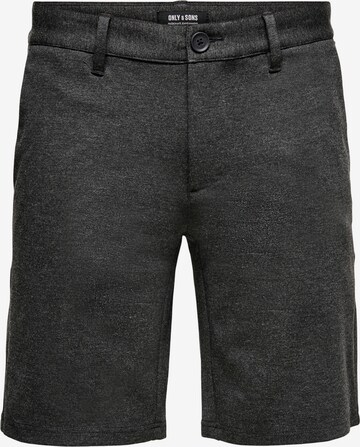 Only & Sons Shorts 'Mark' in Grau: front