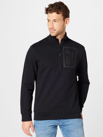 BRAX Sweatshirt 'Sion' in Schwarz: predná strana