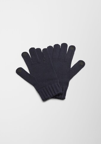 s.Oliver Full Finger Gloves in Blue