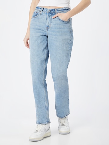 Abercrombie & Fitch Regular Jeans in Blauw: voorkant