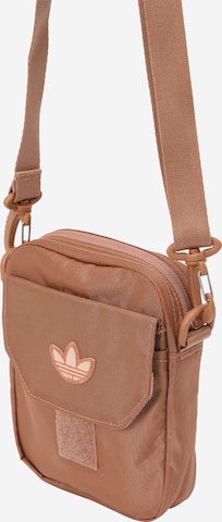 ADIDAS ORIGINALS Crossbody Bag 'Premium Essentials Festival' in Brown: front