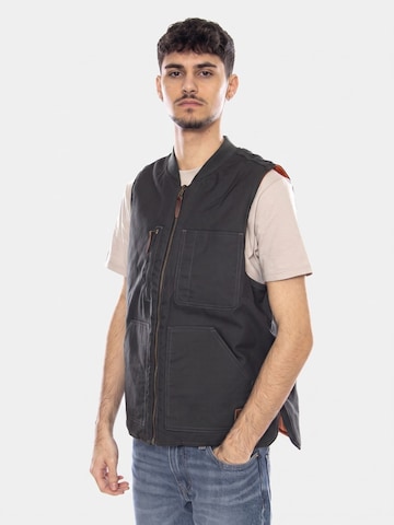 Brixton Vest 'Builders' i grå: forside