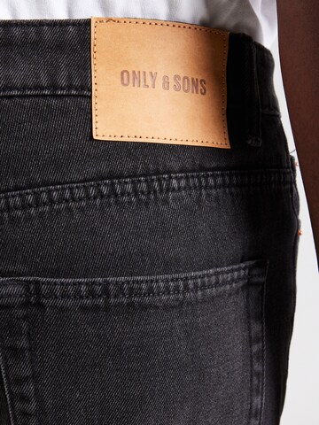 Only & Sons Normalny krój Jeansy 'ONSEDGE' w kolorze czarny