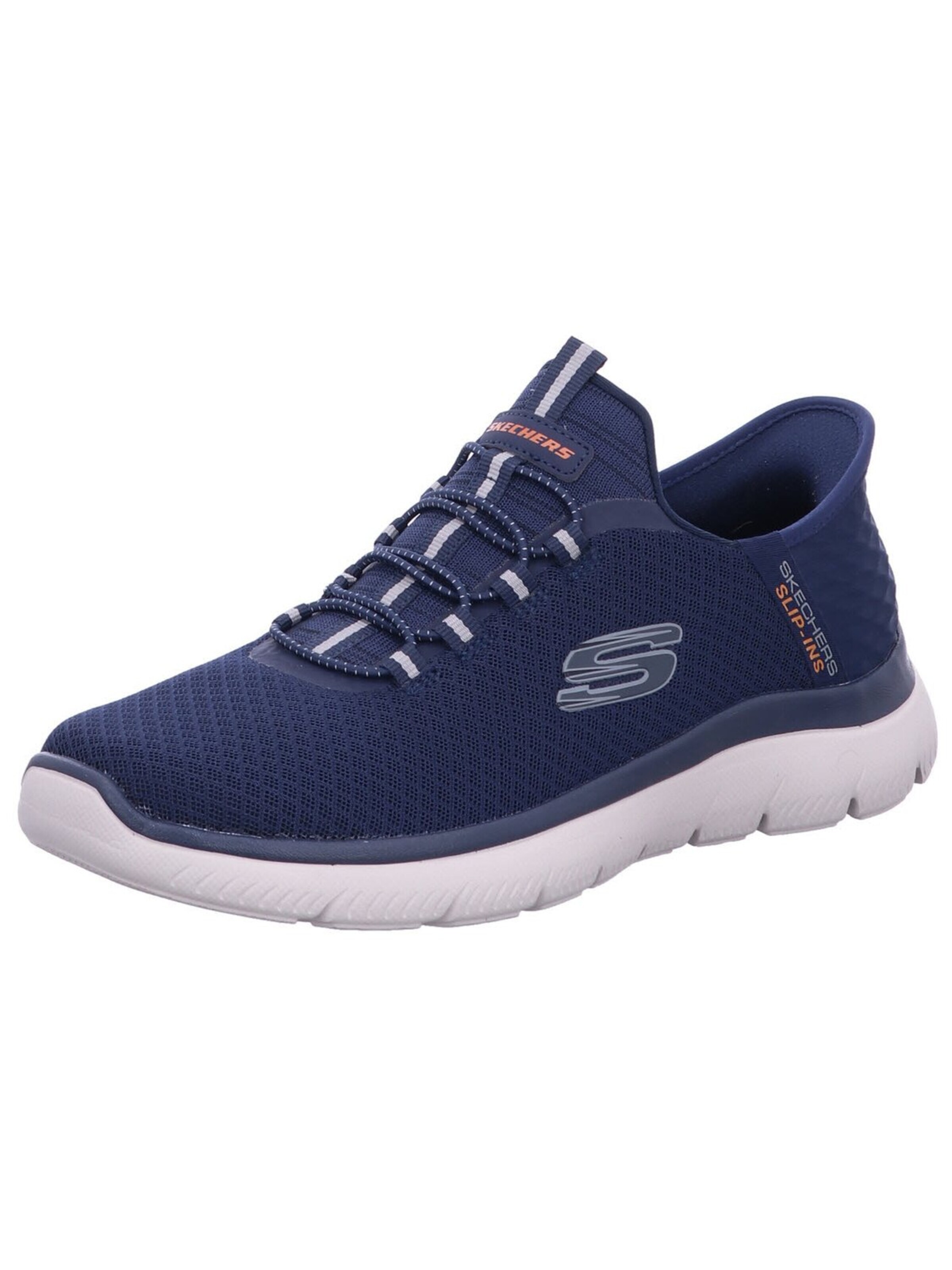 SKECHERS Hausschuh 'Slipper Herren 232457 NVY Leder-Mix in blau'‌‌‌‌‌‌ in Blau: Vorderseite