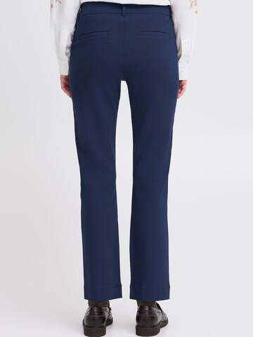 b.young - Regular Calças chino ' BYDIXI STRAIGHT PANTS - ' em azul