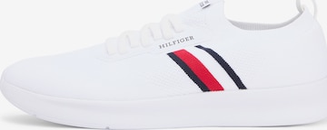 TOMMY HILFIGER Nizke superge | bela barva: sprednja stran