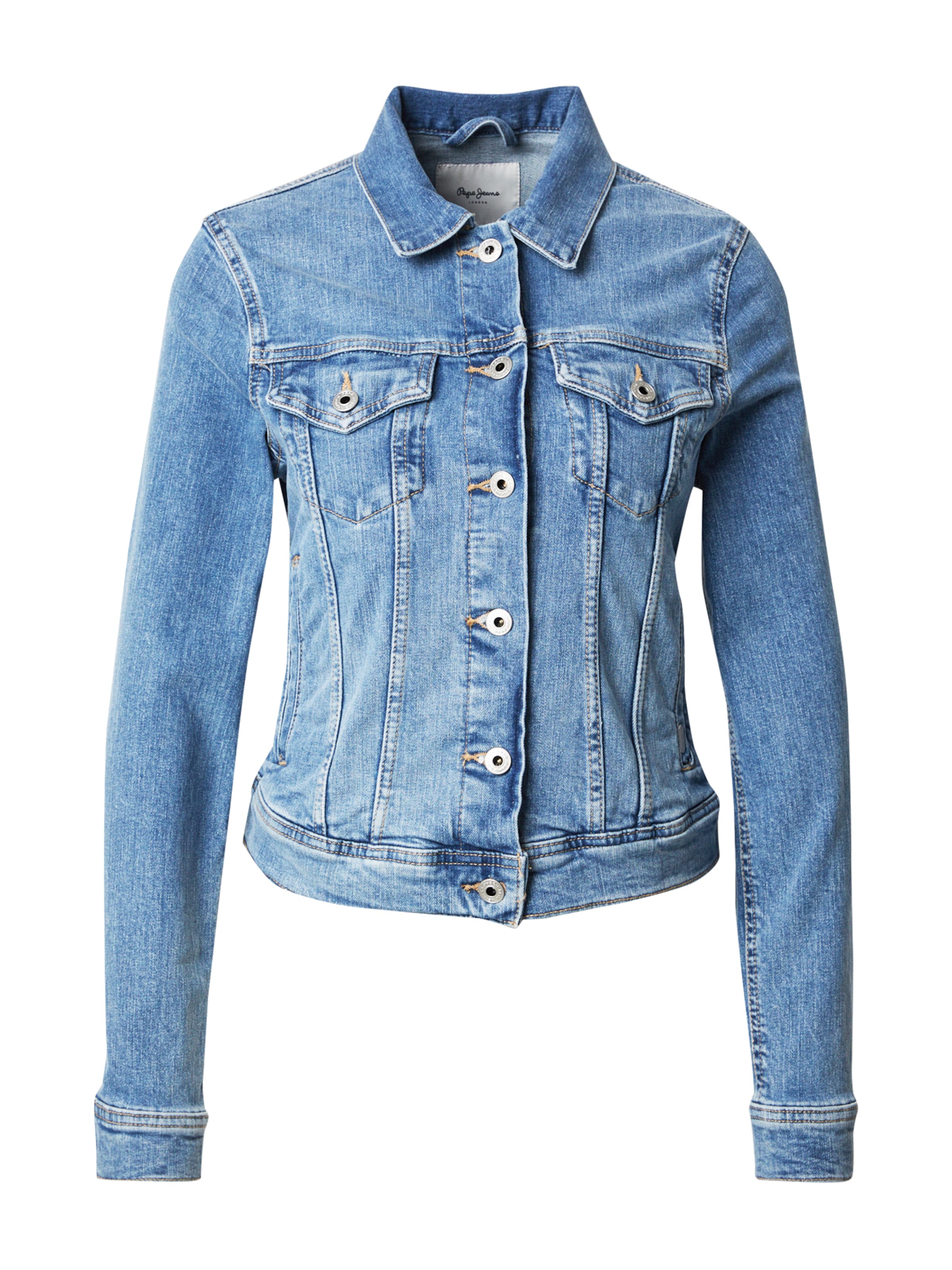 Pepe Jeans Prechodná bunda - Modrá: predná strana