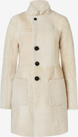 Werner Christ Winter Coat 'Dunja CW' in White: front