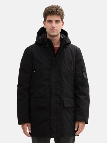 TOM TAILOR Jacke in Schwarz: Vorderseite