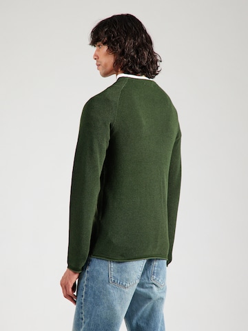 JACK & JONES Svetr 'JWHHILL' – zelená