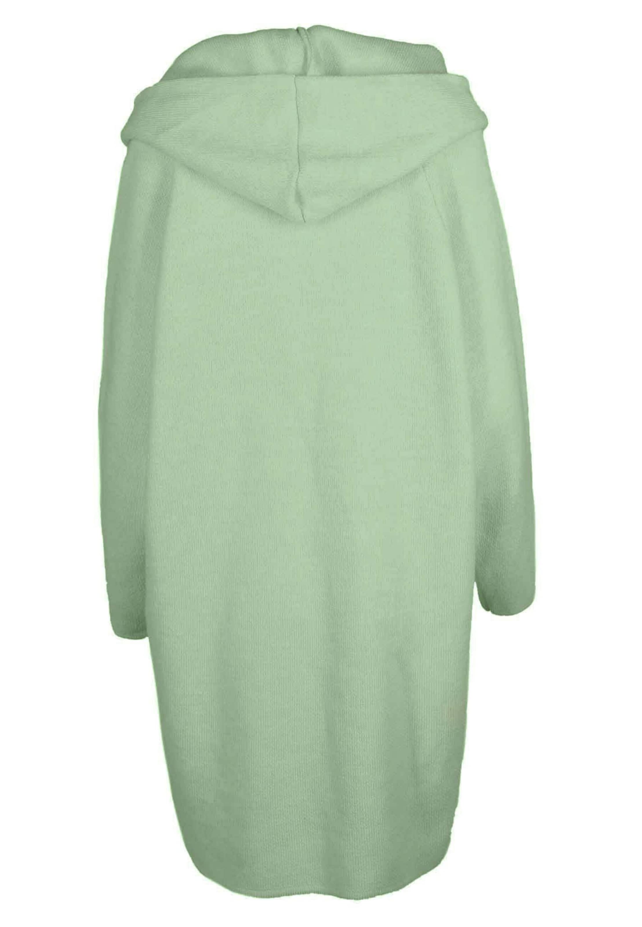 Veste en polaire Zwillingsherz en vert : derrière