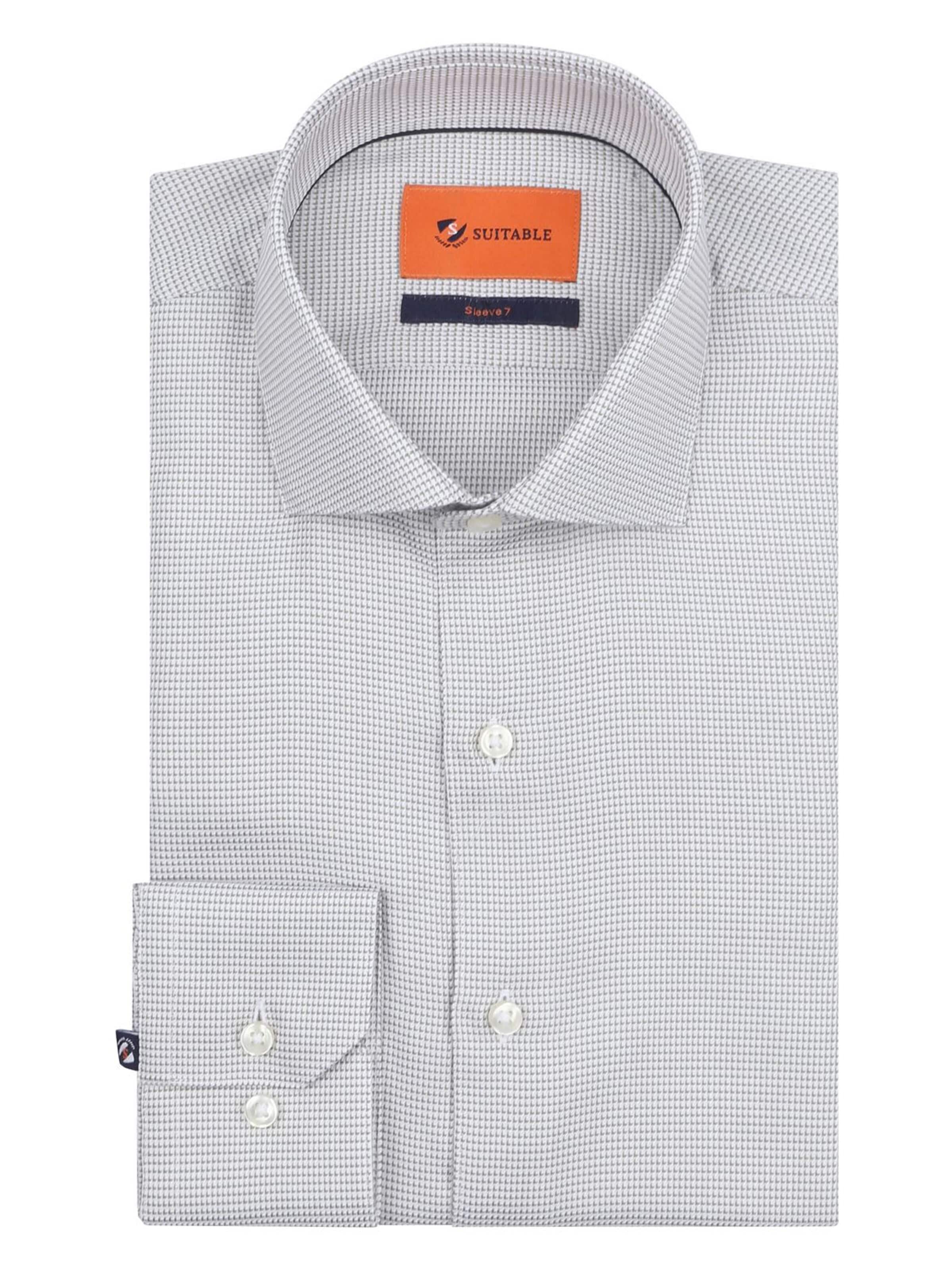 Suitable Slim Fit Hemd‌‌‌‌‌ in Grau: Vorderseite