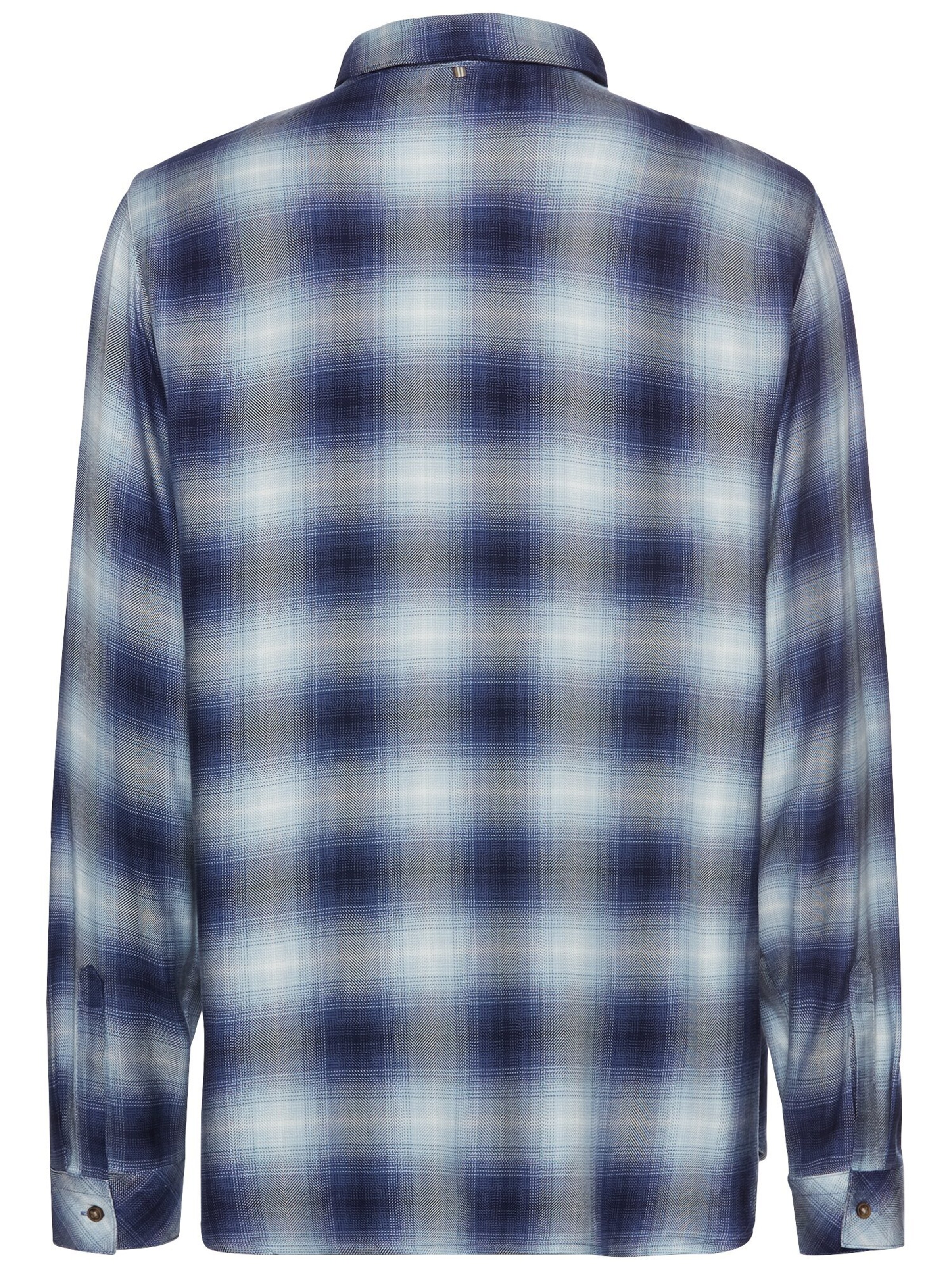 CAMEL ACTIVE Karobluse aus reiner Viskose in Blau