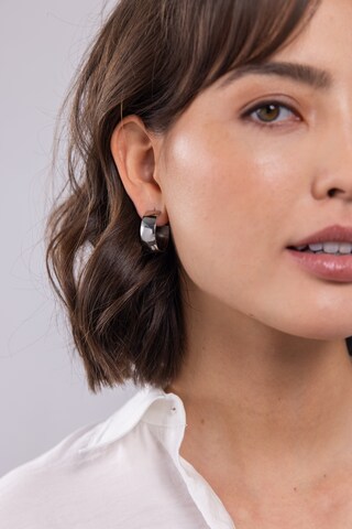 PURELEI Earrings 'Glowing' in Silver: front