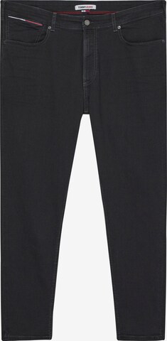 Tommy Jeans Plus Skinny Jeans in Black: front