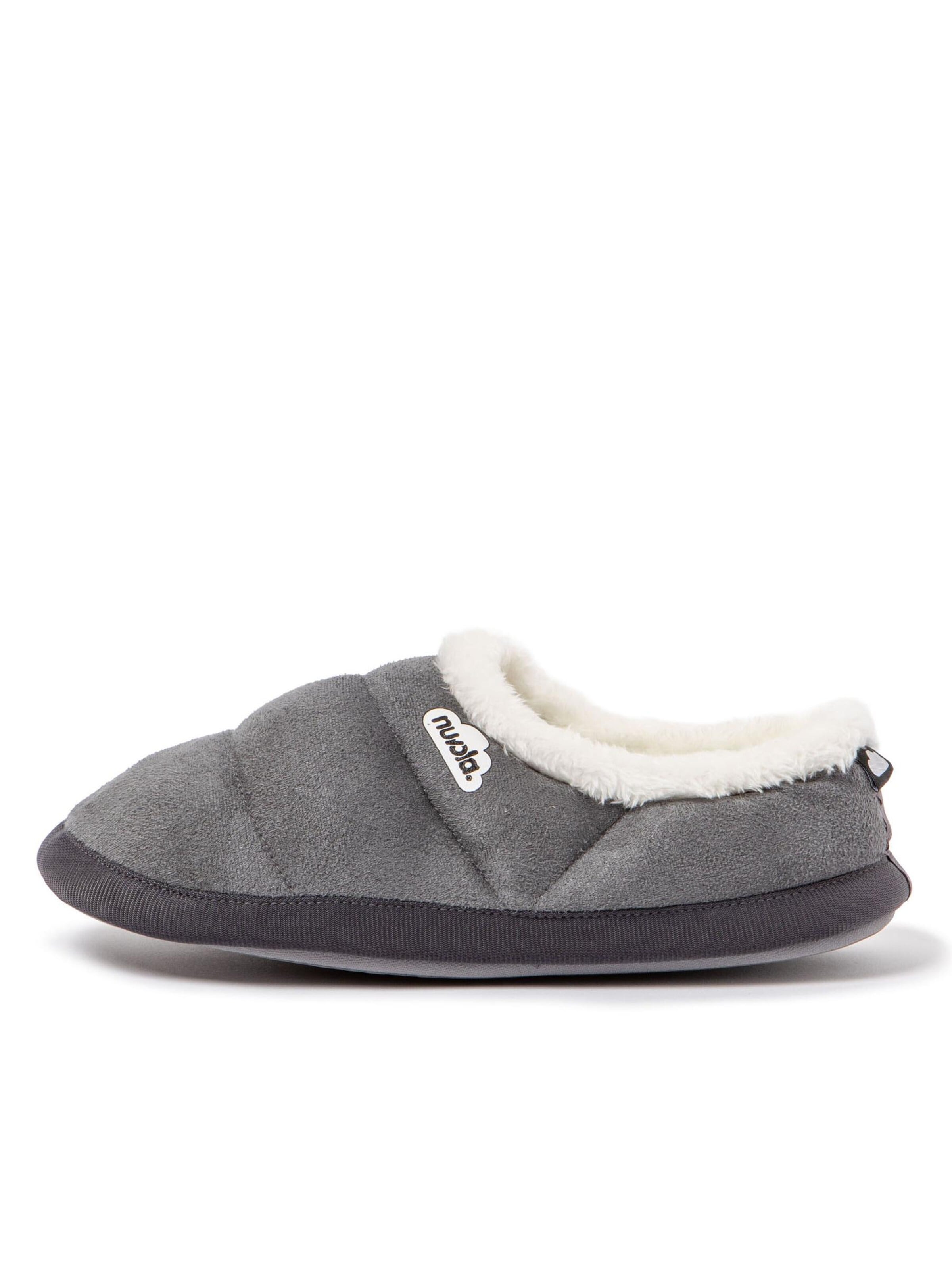 Nuvola. - Pantufa 'Classic Velvet' em cinzento: frente