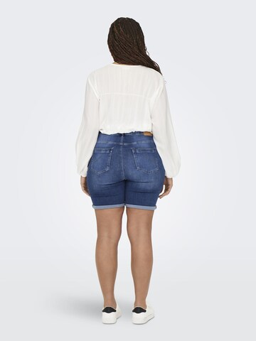ONLY Carmakoma Slimfit Jeans 'Laola' in Blauw
