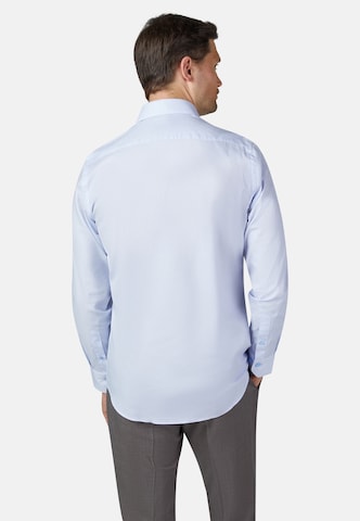 HECHTER PARIS Regular fit Zakelijk overhemd 'Kent MF' in Blauw