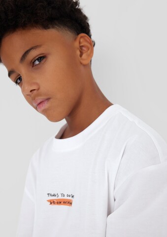 T-Shirt s.Oliver en blanc : devant