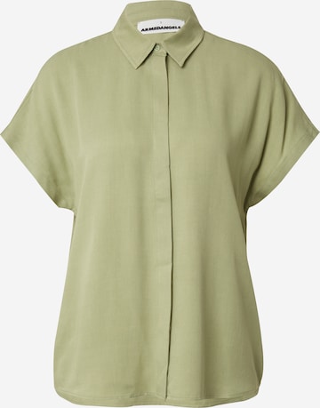 ARMEDANGELS Blouse 'Larisaana' in Groen: voorkant