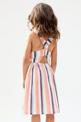 RAFFYA Kleid in Mischfarben