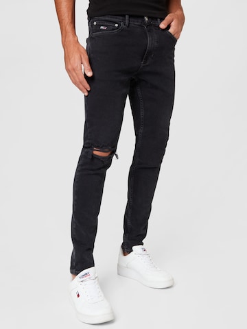 Tommy Jeans Jeansy 'SCANTON' w kolorze czarny: przód
